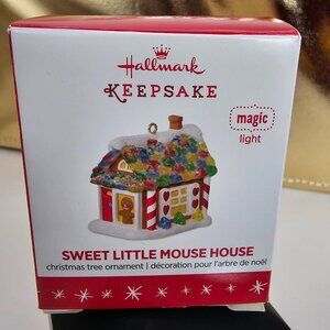 Sweet Little Mouse House - Hallmark Miniature Magic Ornament - 2016